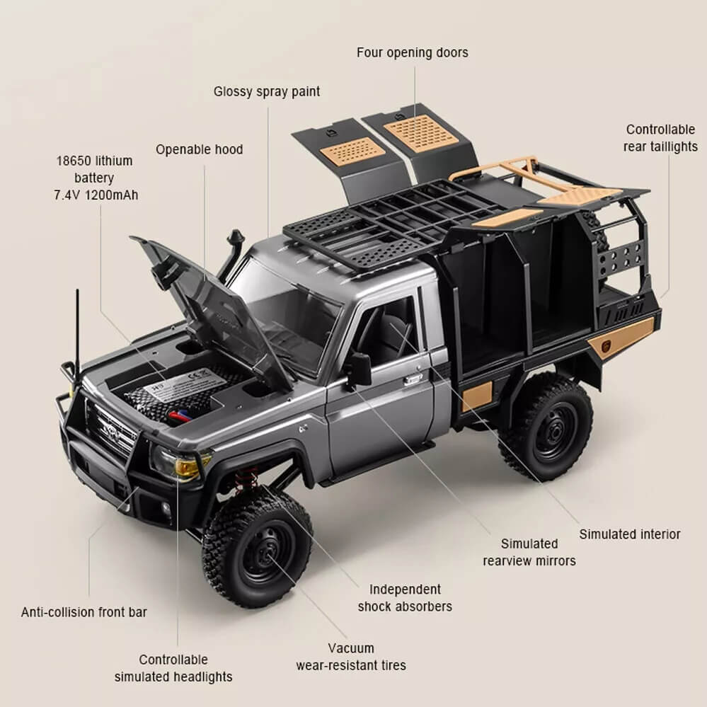 MN82S LC79 1/12 RC 4WD Rock Crawler
